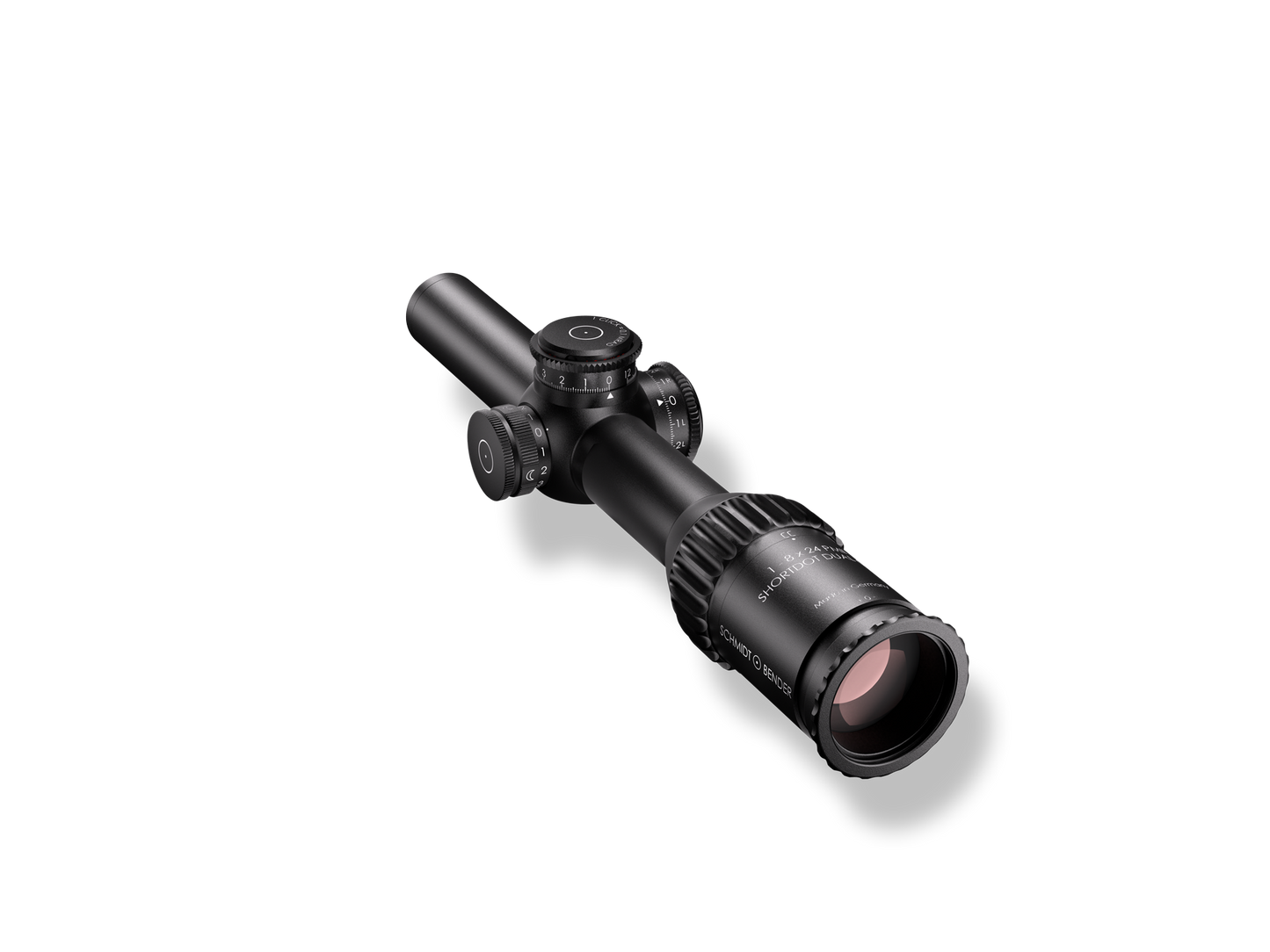 Schmidt & Bender 1-8x24 PM II ShortDot Dual CC MDR-T6 1cm ccw ST MTC LT ST ZC LT