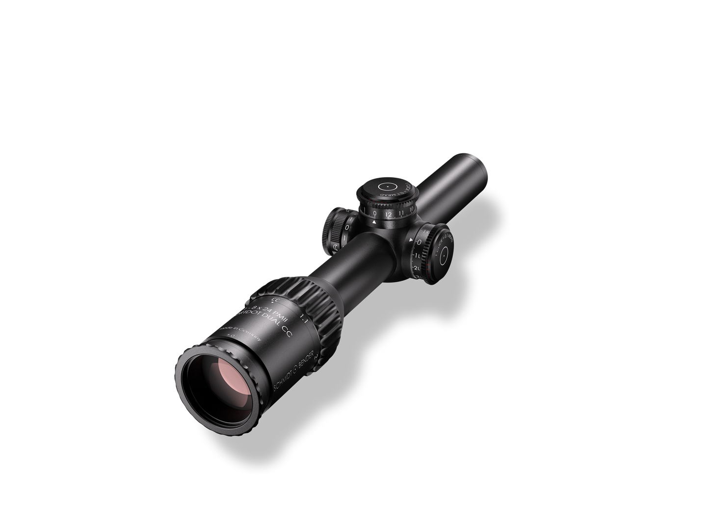 Schmidt & Bender 1-8x24 PM II ShortDot Dual CC MDR-T6 1cm ccw ST MTC LT ST ZC LT
