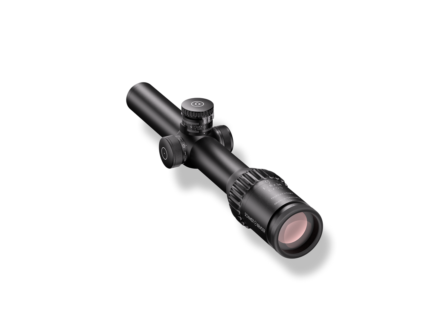 Schmidt & Bender 1-8x24 Exos LM CQB2 TMR 1cm cw ASV II-B LT / Posicon CT