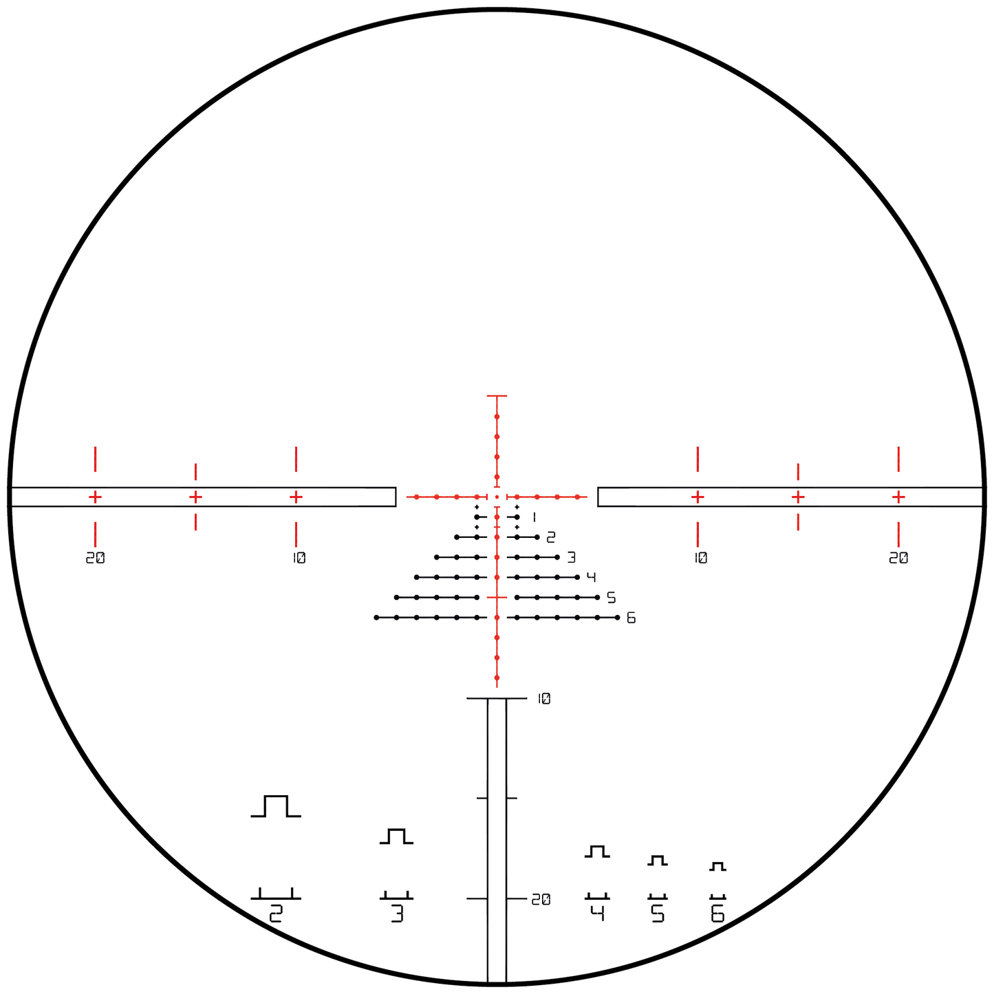 Schmidt & Bender 1-8x24 PM II ShortDot Dual CC MDR-T6 1cm ccw ST MTC LT ST ZC LT