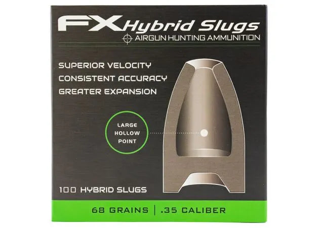 FX Airgun Slugs Hybrid 9 mm HP 68 grain (.357)