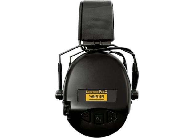 Sordin Supreme Pro X Slim SFA Leather Black Ear Protector