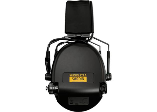 Sordin Supreme Pro X Slim SFA Leather Black Ear Protector