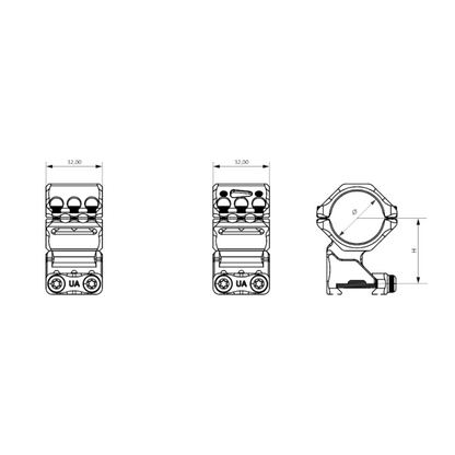 Davika RSM-01 Scope Rings